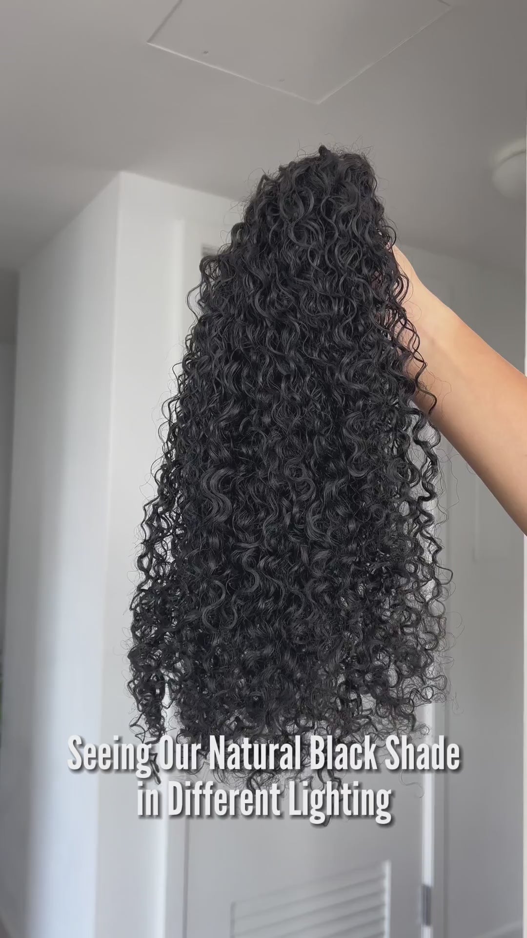 Natural Black Ringlet Clip In Hair Extensions Bebonia